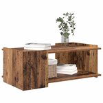 vidaXL Table basse Bois ancien 90 x 50 x 33 cm Bois d'ingénierie