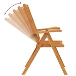 vidaXL Ensemble de Salle à Manger de Jardin 7 Pièces en Bois Massif d'Acacia