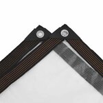 vidaXL Housse de protection plantes avec œillets 2x4 m polyéthylène