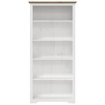 vidaXL Bibliothèque BODO marron 82x40x173 cm bois pin massif 5 niveaux