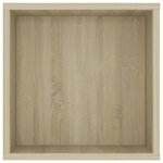 vidaXL Meuble TV mural Chêne sonoma 102x35x35 cm Bois d’ingénierie