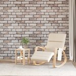 vidaXL Panneaux muraux 3D 10 Pièces marron clair 100x50 cm EPS