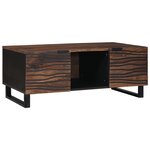 vidaXL Table basse - 100x54x40 cm  en bois massif et matériaux dérivés du bois.