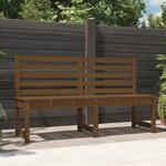 vidaXL Banc de jardin marron miel 157 5 cm bois de pin massif