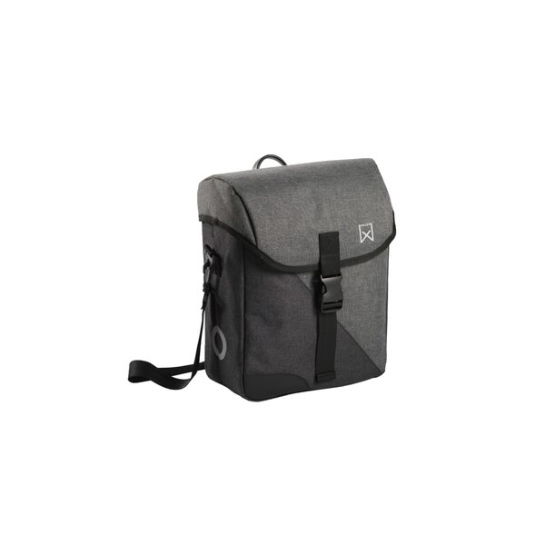 Willex sac à bandoulière de vélo flex 800 14 l gris et noir