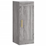 vidaXL Armoire murale sonoma gris 34 5x34x90 cm bois d'ingénierie