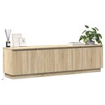 vidaXL Meuble TV Chêne Sonoma 180 x 38 x 49 cm Bois d'ingénierie