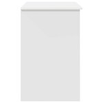 vidaXL Bureau avec tiroir Blanc 90 x 49.5 x 75 cm Bois d'ingénierie