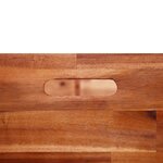 vidaXL Lit surélevé de jardin Bois d'acacia 150x50x50 cm