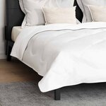 vidaXL Couette Autre avec oreiller 3 Pièces Blanc 240 x 220 cm Microfibre