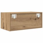 vidaXL Meuble TV chêne artisanal 60x31x25 5 cm bois d'ingénierie