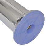 vidaXL Pieds ronds de canapé 8 Pièces Chrome 180 mm