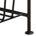 vidaXL Porte-revues 40x30x50 cm Bois de manguier solide et acier