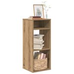 vidaXL Bibliothèque chêne artisanal 34x31x80 cm bois d'ingénierie