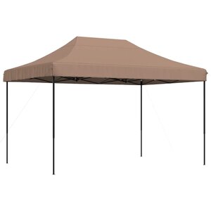 vidaXL Tente de réception pliable escamotable marron 410x279x315 cm