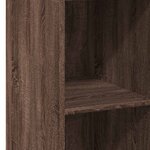vidaXL Buffet haut chêne marron 40x41x124 cm bois d'ingénierie