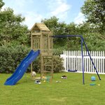 vidaXL Aire de jeux d'extérieur bois de pin imprégné