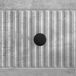 vidaXL Meuble TV Gris béton 147 x 34 5 x 30 cm Bois d'ingénierie