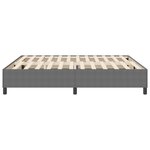 Lit Box Spring vidaXL Gris clair Super King en tissu en velours côtelé