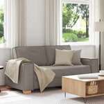 vidaXL Canapé 2 places Taupe 180x78x84 cm Tissu