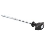 vidaXL Piquets de tente 24 Pièces 20 cm Ø7 mm acier galvanisé