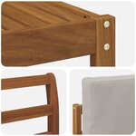 vidaXL Ensemble de canapés d'extérieur 11 pc Gris Naturel et Clair