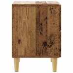 vidaXL Table de chevet Bois ancien 43 x 34 5 x 48 cm Bois d'ingénierie