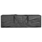 vidaXL Sacs de rangement pour coussins de jardin 2 Pièces noir
