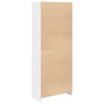 vidaXL Buffet haut blanc 70x35x180 cm bois d'ingénierie