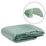 vidaXL Couverture de remplacement de serre (24 m²) 400x600x200 cm Vert
