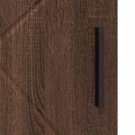 vidaXL Cabinet de salle de bain Chêne marron 30 x 35 x 95 cm