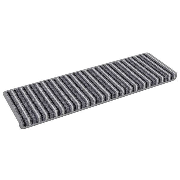 vidaXL Tapis d'escalier auto-adhésifs 15 pc 65 x 21 x 4 cm Non-Slip