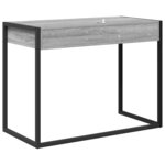 vidaXL Bureau Gris Sonoma 100 x 50 x 75 cm Bois d'ingénierie