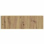vidaXL Meubles TV muraux 3 Pièces chêne artisanal 100x30x30 cm