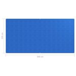 vidaXL Tapis de tente 250x500 cm Bleu