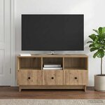 vidaXL Meuble TV 102 x 34 5 x 50 cm Chêne artisanal Bois d'ingénierie