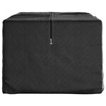 vidaXL Sacs de rangement pour coussins de jardin 2 Pièces noir