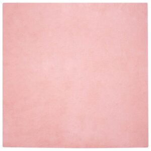 vidaXL Tapis en Fourrure Synthétique de Lapin Olite Rose 120 x 120 cm