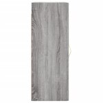 vidaXL Armoire murale sonoma gris 34 5x34x90 cm bois d'ingénierie