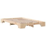 vidaXL Cadre de lit 140x190 cm en pin massif