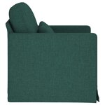 vidaXL Canapé Vert foncé 78 x 78 x 80 cm tissu