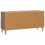 vidaXL Meuble TV 102 x 34 5 x 50 cm Chêne artisanal Bois d'ingénierie