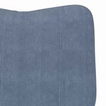 Chaise Relaxante vidaXL en Tissu Cordon Bleu