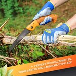 GRÜNTEK Scie d'élagage pliante ZANDER 410 mm