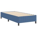 Lit vidaXL Bleu 100x200 cm en tissu côtelé