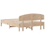 vidaXL Cadre de lit sans matelas 120x200 cm bois de pin massif