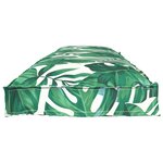 vidaXL Set de coussins de palette 2 Pièces Motif feuille 150 x 40 x 8 cm