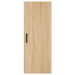 vidaXL Buffet haut Chêne sonoma 34 5x34x180 cm Bois d'ingénierie
