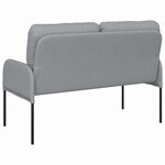 vidaXL Canapés avec coussin 110cm Gris clair Contreplaqué