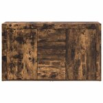 vidaXL Buffet Chêne fumé 120 x 36 x 69 cm Bois d'ingénierie